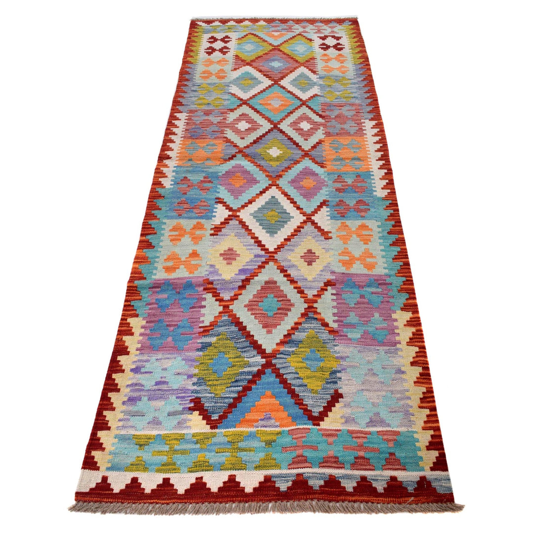 Short Chobi Kilim Runner 2' 7" x 8' 2" - No. AL17325