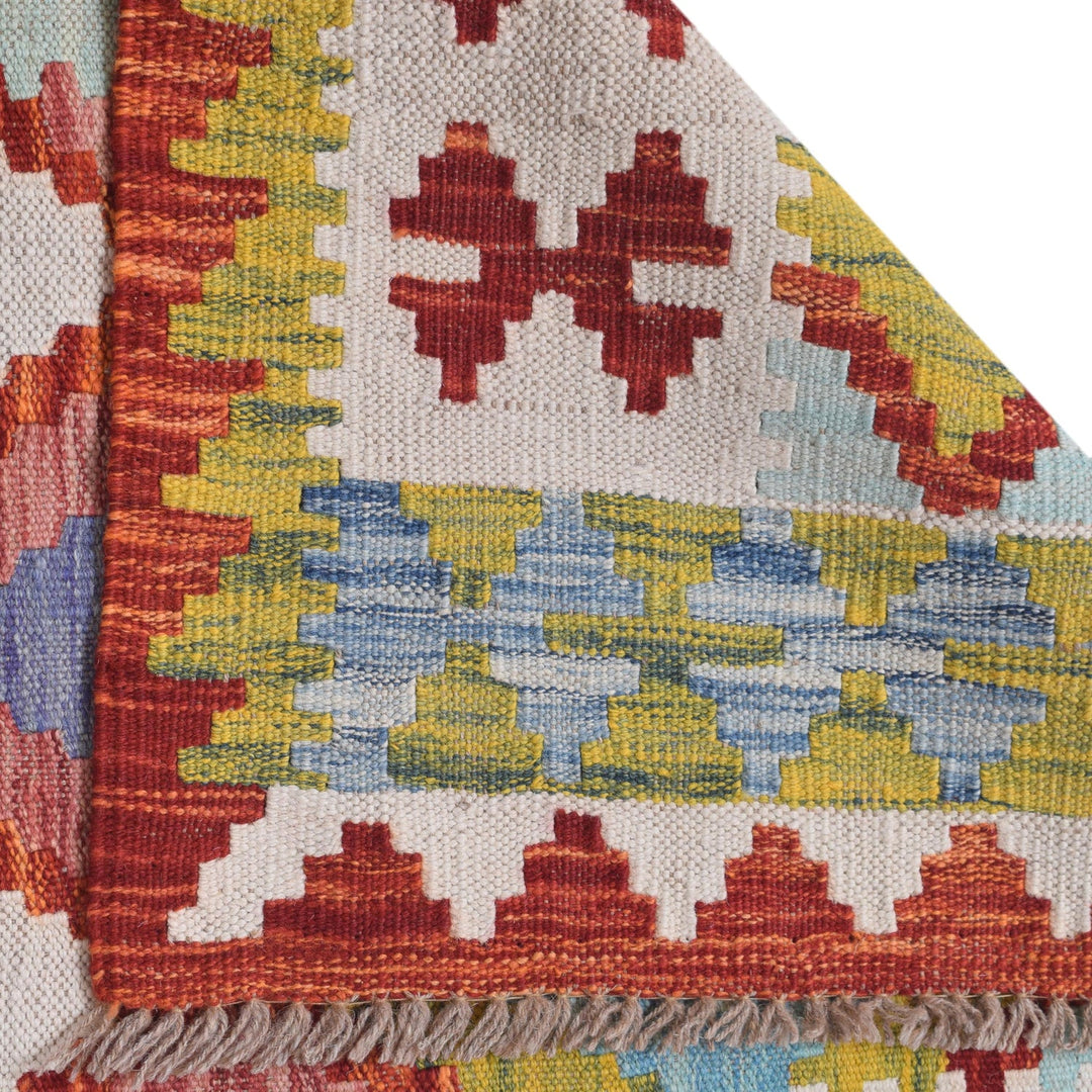 Short Chobi Kilim Runner 2' 7" x 8' 2" - No. AL17325