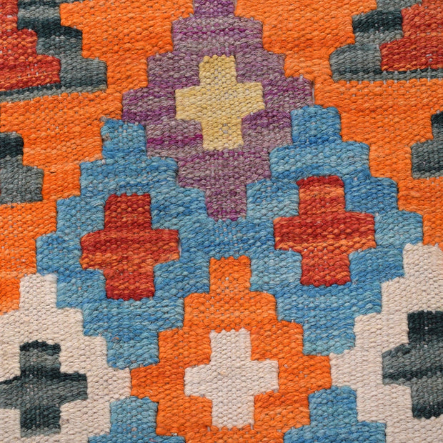 Hand Knotted Flatweave Kilim Runner 2' 11" x 7' 1" - No. AL62813