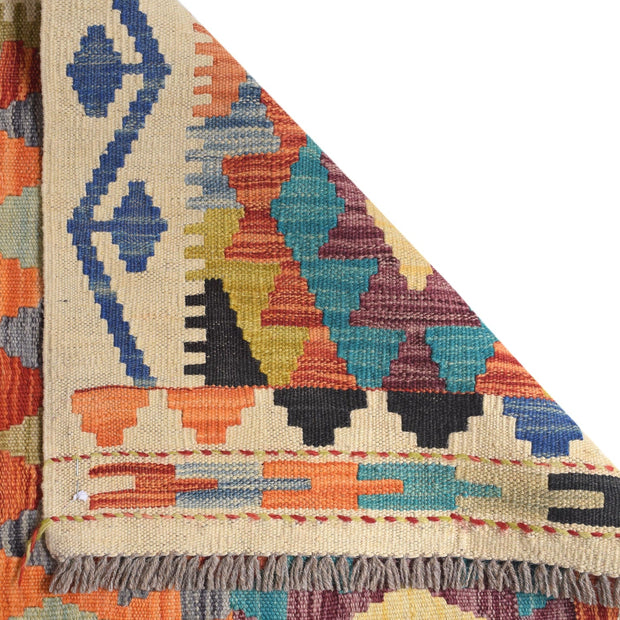 Handmade Vegetable Kilim Runner 2' 9" x 9' 9" - No. AL39838