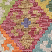Hand Woven Wool Kelim Runner 2' 9" x 9' 7" - No. AL31740