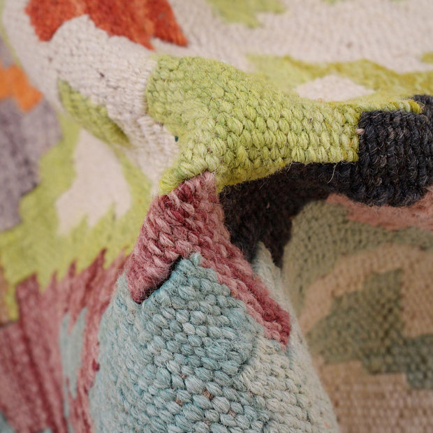 Hand Woven Wool Kelim Runner 2' 9" x 9' 7" - No. AL31740