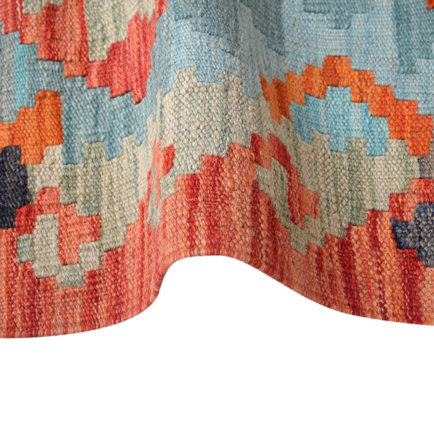 Handmade Turkish Design Wool Kilim Runner 2' 9" x 9' 6" - No. AL71823