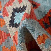 Handmade Turkish Design Wool Kilim Runner 2' 9" x 9' 6" - No. AL71823