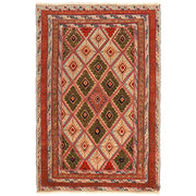 Handmade Nakhunak Kilim Rug 3' 0" x 4' 5" - No. AL57470