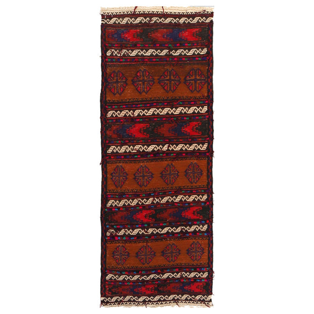 Hand Knotted Sufra Kilem Runner 2' 2" x 5' 11" - No. AL90291