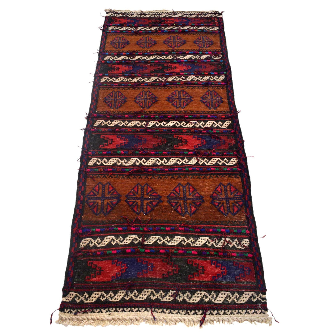 Hand Knotted Sufra Kilem Runner 2' 2" x 5' 11" - No. AL90291