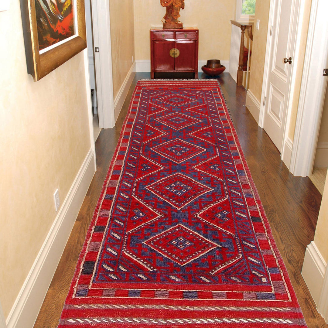 Handmade Mushwani Runner Rug 2' 0" x 7' 3" - No. AL35157