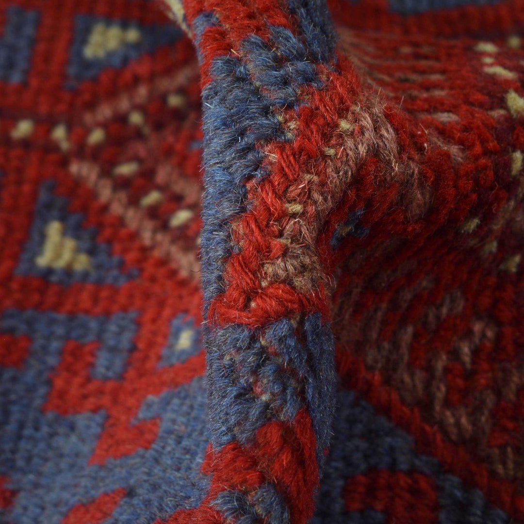 Hand Knotted Mashwani Runner Rug 1' 11" x 7' 9" - No. AL40182