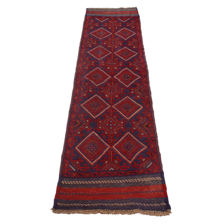 Handmade Afghan Runner Rug 1' 11" x 7' 11" - No. AL61737