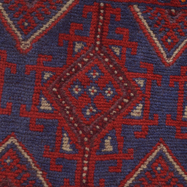 Handmade Afghan Runner Rug 1' 11" x 7' 11" - No. AL61737