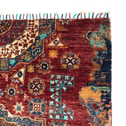 Red Color Mamluk Carpet 3' 11" x 4' 8" - No. AL33123