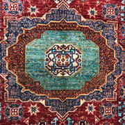 Red Color Mamluk Carpet 3' 11" x 4' 8" - No. AL33123