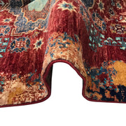 Red Color Mamluk Carpet 3' 11" x 4' 8" - No. AL33123