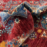 Red Color Mamluk Carpet 3' 11" x 4' 8" - No. AL33123