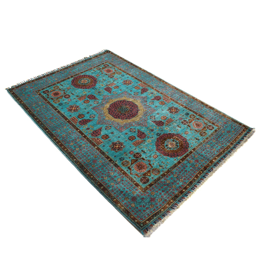 Oriental Mamluk Area Rug 4' 1" x 5' 10" - No. AL47423