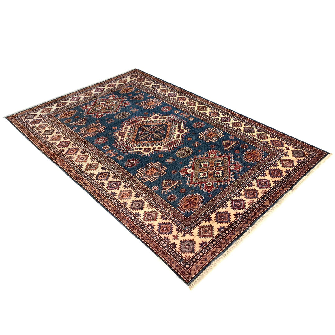 High-Quality Kazak Area Rug 5' 5" x 7' 9" - No. AL24330