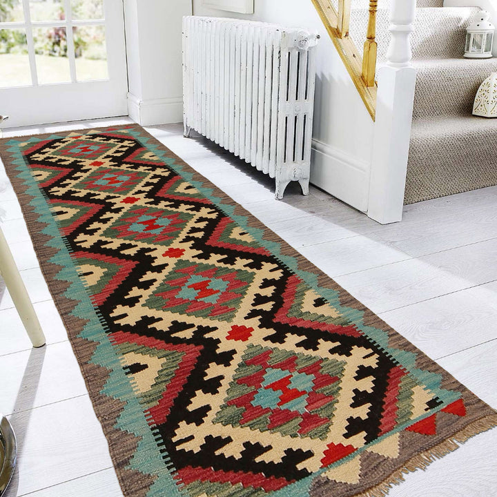 Hand Knotted Flatweave Kilim Runner 2' 2" x 6' 8" - No. AL42169