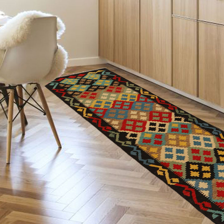 Hand Knotted Flatweave Kilim Runner 2' 2"x 6' 7" - No. AL77935
