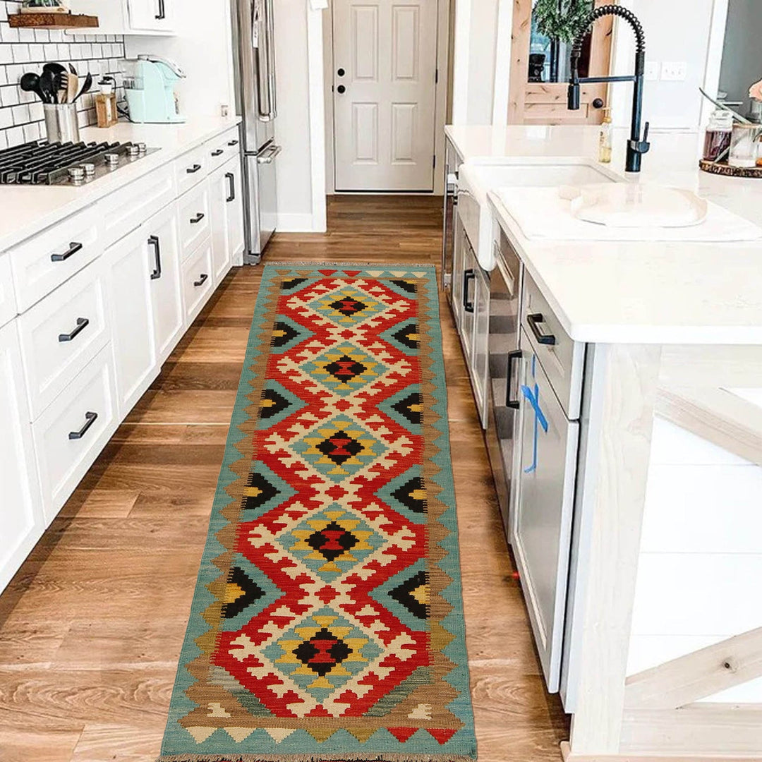 Short Kilim Runner 2' 2"x 6' 7" - No. AL28636