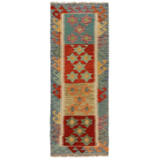Hand Made Afghan Kilim Runner 1' 9" x 4' 9" - No. AL94660