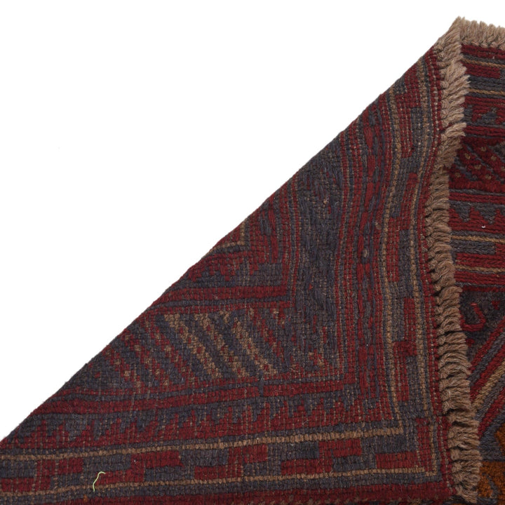 Handmade Afghan Carpet 3' 9" x 4' 1" - No. AL85681