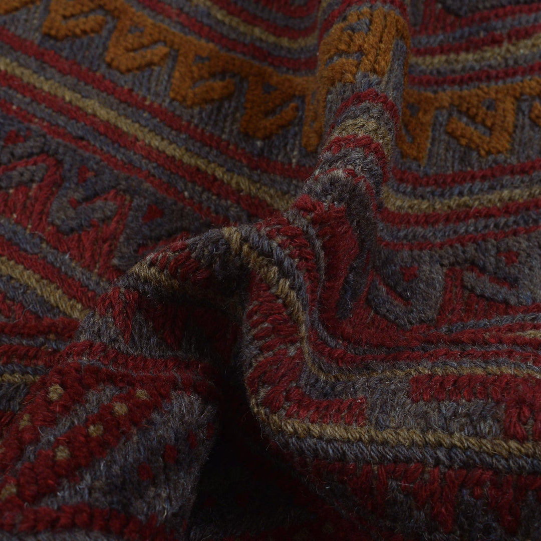 Handmade Afghan Carpet 3' 9" x 4' 1" - No. AL85681