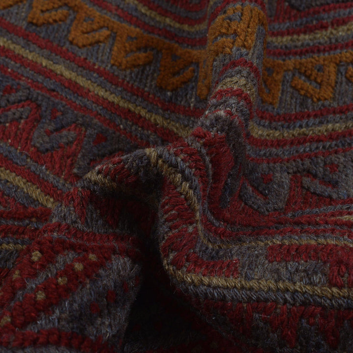 Handmade Afghan Carpet 3' 9" x 4' 1" - No. AL85681