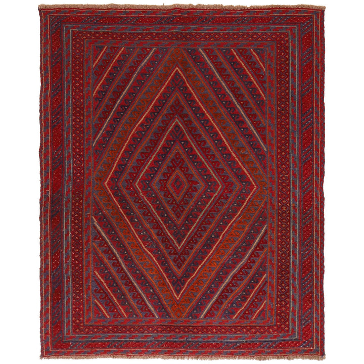 Handmade Wool Mushwani Rug 5' 0" x 6' 3" - No. AL27795