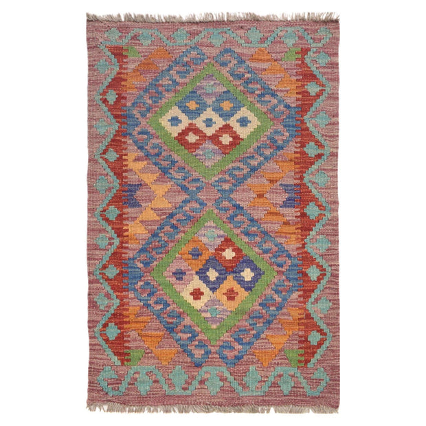 Handmade Vegetable Kilim 2' 1 x 3' 0" - No. AL49995
