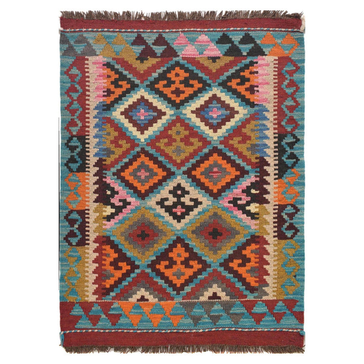 Handmade Vegetable Kelim 2' 2 x 2' 11" - No. AL85289