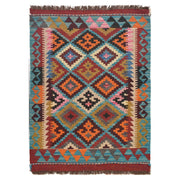 Handmade Vegetable Kelim 2' 2 x 2' 11" - No. AL85289