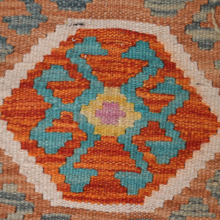 Hand Made Afghan Kilim Runner 1' 8" x 4' 5" - No. AL13851