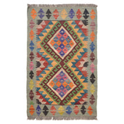 Small Size Chobi Kilim 1' 10 x 2' 9" - No. AL42250