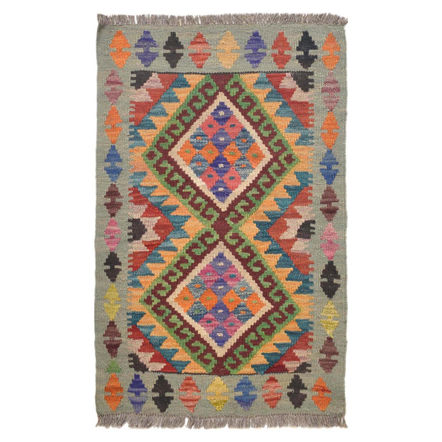 Small Size Chobi Kilim 1' 10 x 2' 9" - No. AL42250