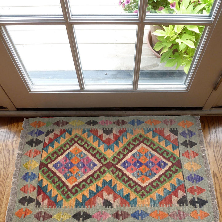 Small Size Chobi Kilim 1' 10 x 2' 9" - No. AL42250