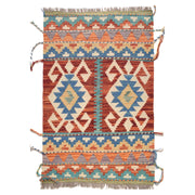 Handmade Afghan Vegetable Kilim 2' 0 x 2' 9" - No. AL59838