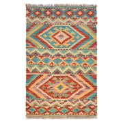 Hand Made Afghan Kilim 1' 10 x 2' 10" - No. AL80684