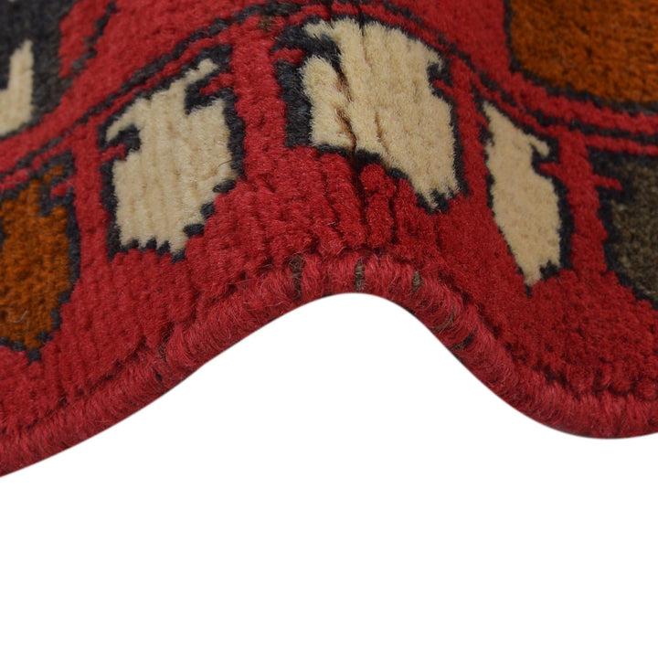 Authentic Afghan War Area Rug 2' 7" x 4' 2" - No. AL25252