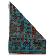 Handmade Afghan War Area Rug 2' 2" x 2' 11" - No. AL59577