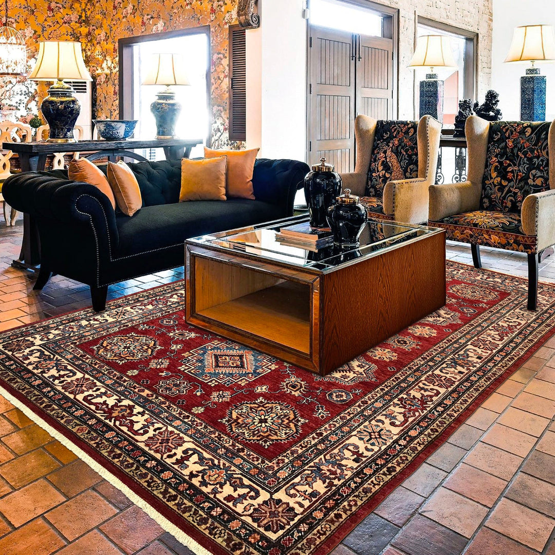 High-Quality Kazak Area Rug 5' 10" x 8' 5" - No. AL93337