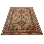 Luxury Fine Kazak Carpet 5' 9" x 7' 5" - No. AL42856