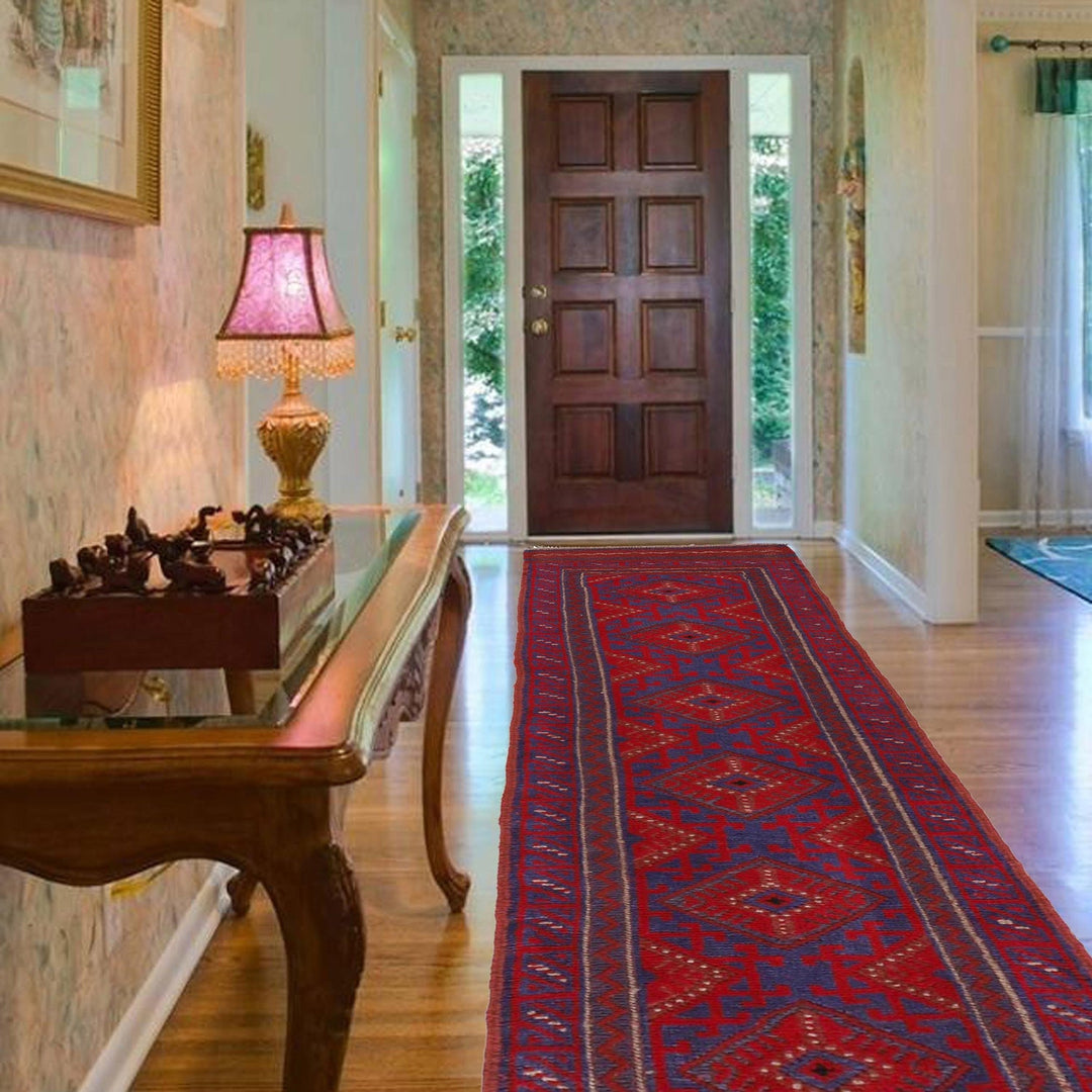 Handmade Mushwani Runner Rug 2' 0" x 8' 2" - No. AL90413