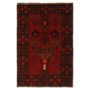 Baluch Small Size Rug 2' 11" x 4' 8" - No. AL24165