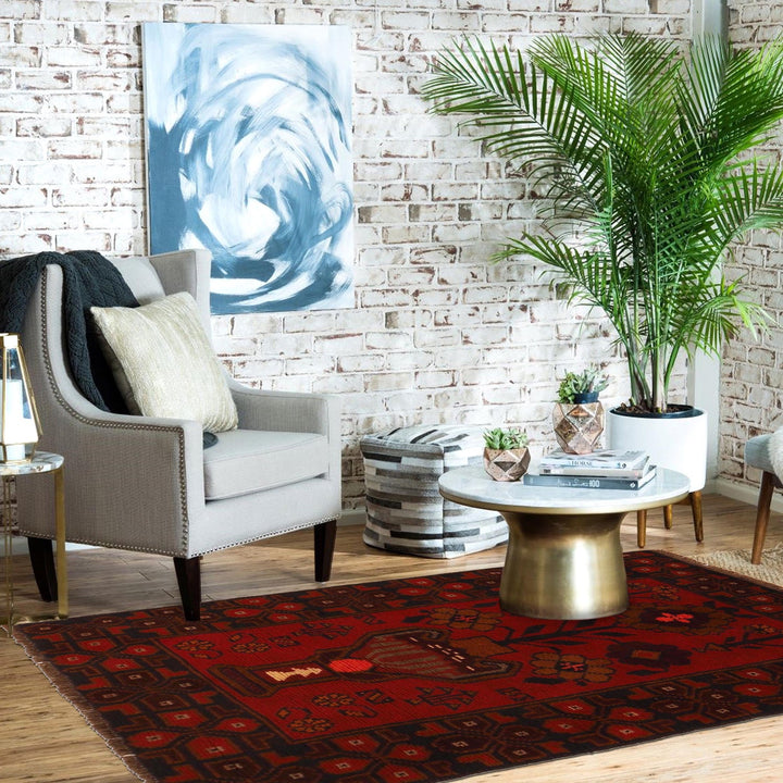 Baluch Small Size Rug 2' 11" x 4' 8" - No. AL24165