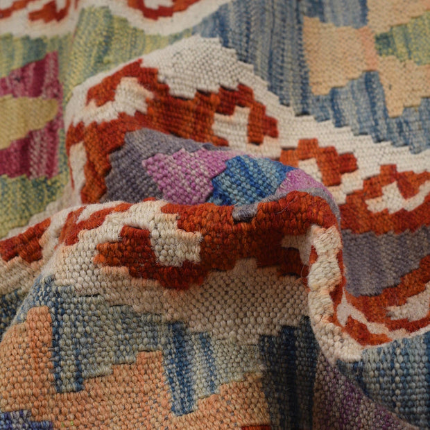 Hand Made Afghan Kilim 3' 6" x 4' 11" - No. AL94296