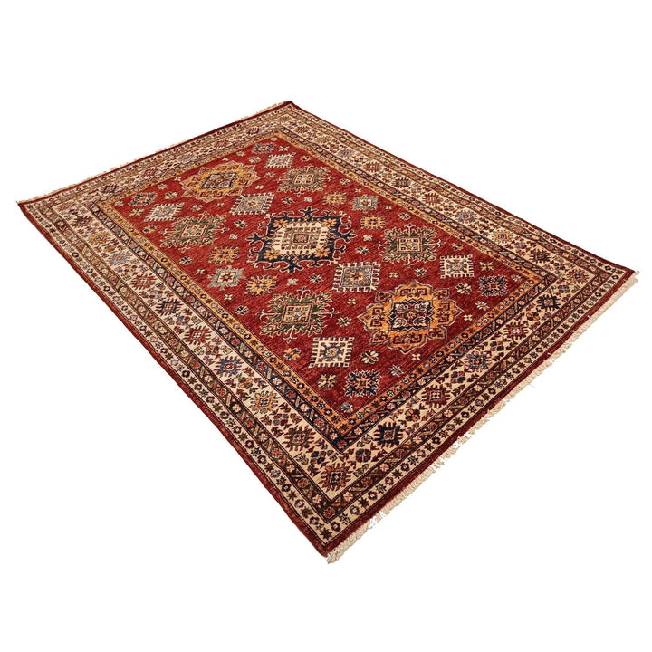 Fine Kazak Oriental Rug 5' 0" x 6' 5" - No. AL48525