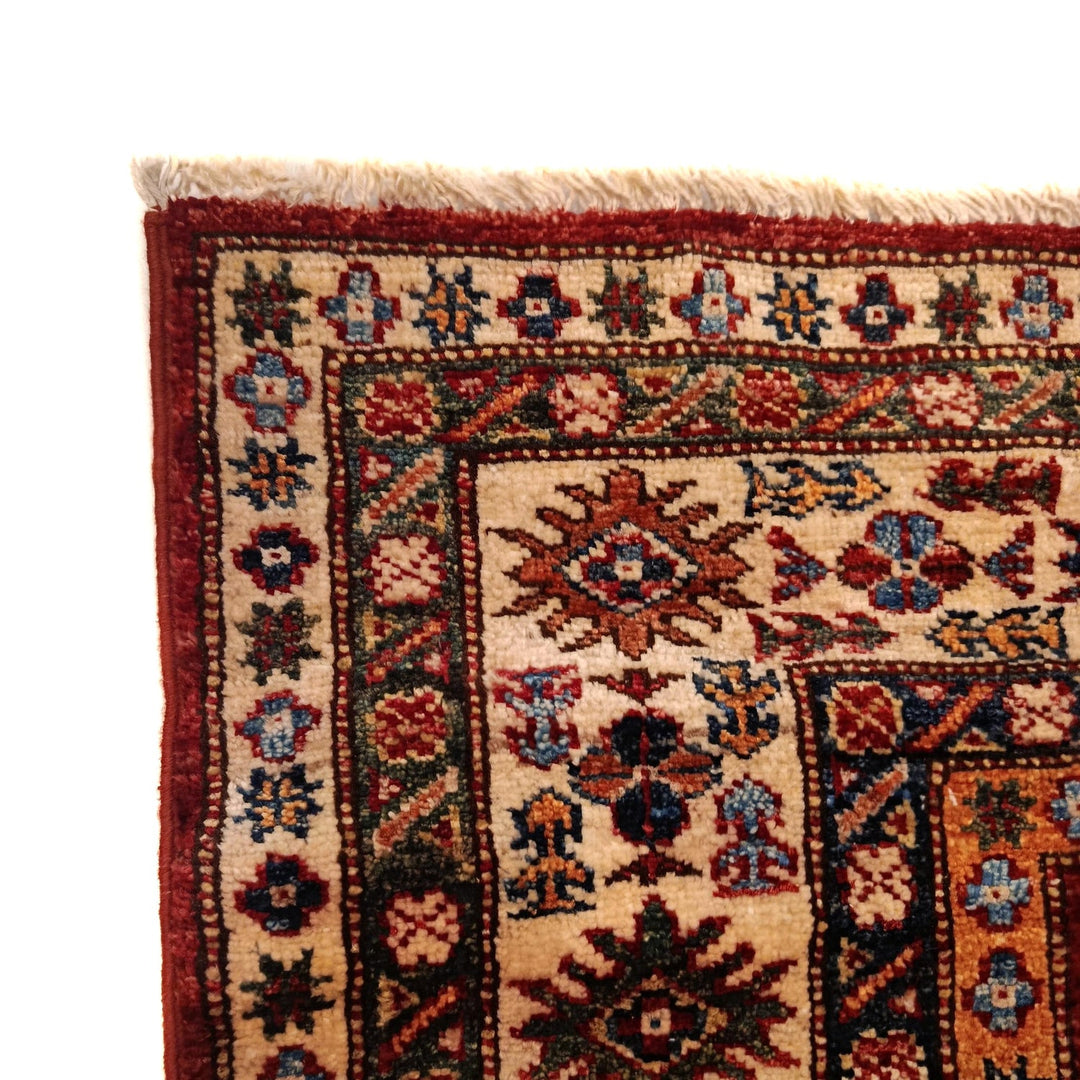 Fine Kazak Oriental Rug 5' 0" x 6' 5" - No. AL48525