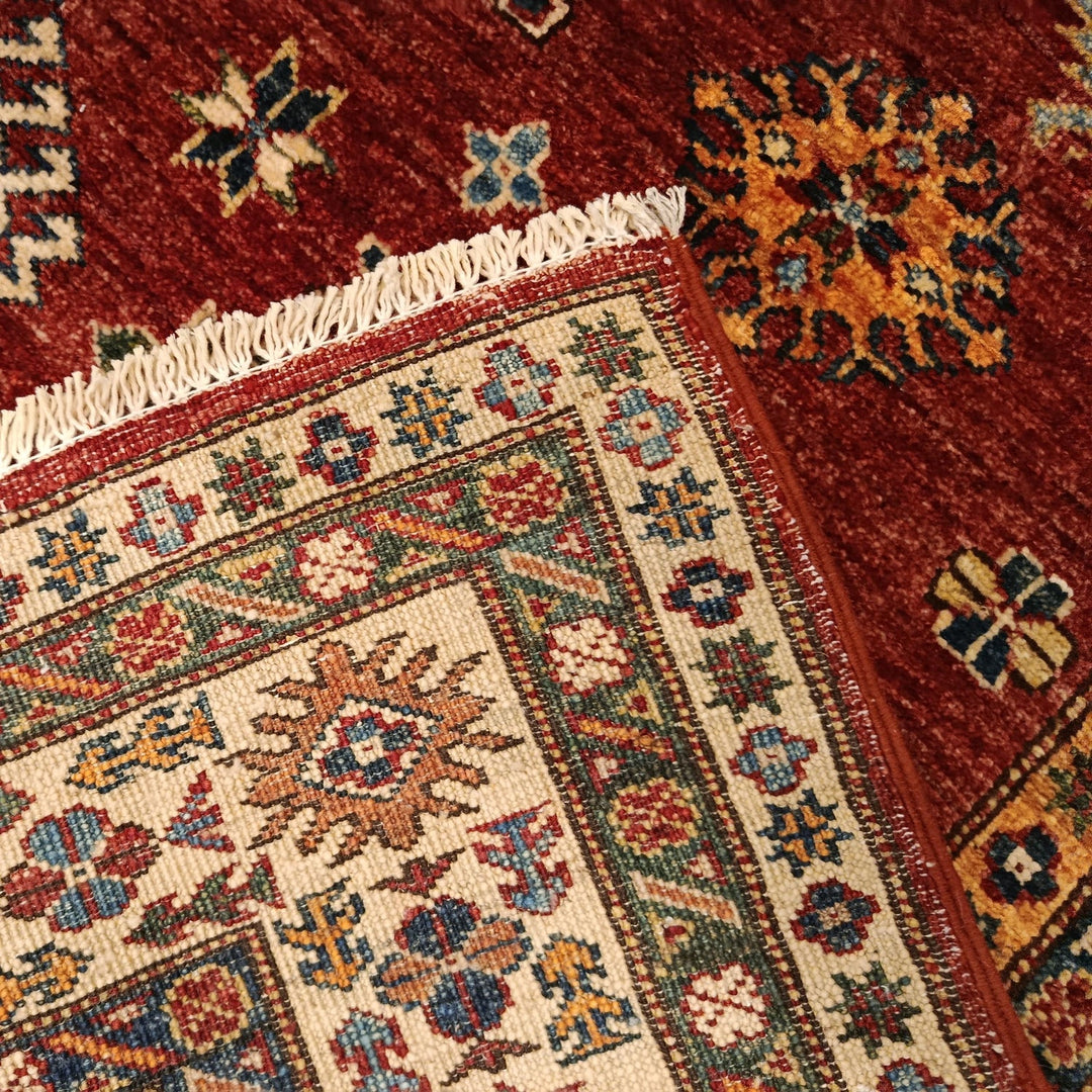 Fine Kazak Oriental Rug 5' 0" x 6' 5" - No. AL48525