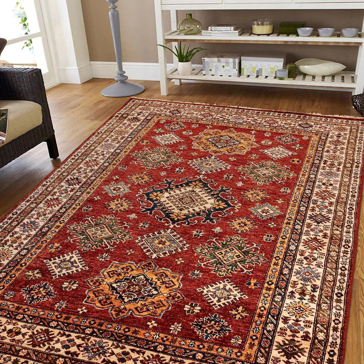 Fine Kazak Oriental Rug 5' 0" x 6' 5" - No. AL48525